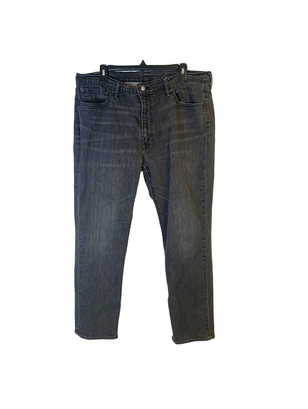 Levis 541 Athletic Taper Mens Jeans 38x30 Washed Black Denim Pants 541-0940